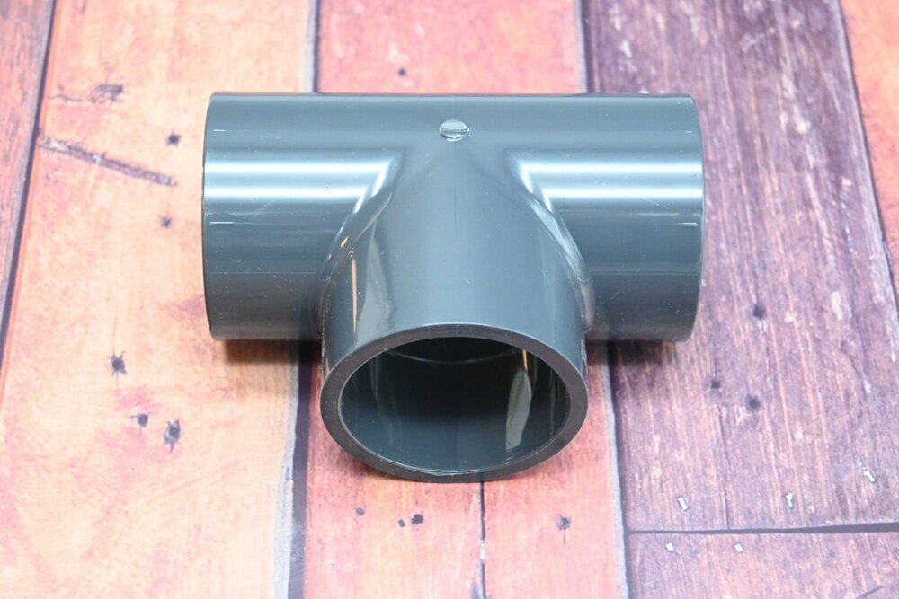PVC T-Stück 90° Klebemuffe x Klebemuffe x Klebemuffe 63mm PN16