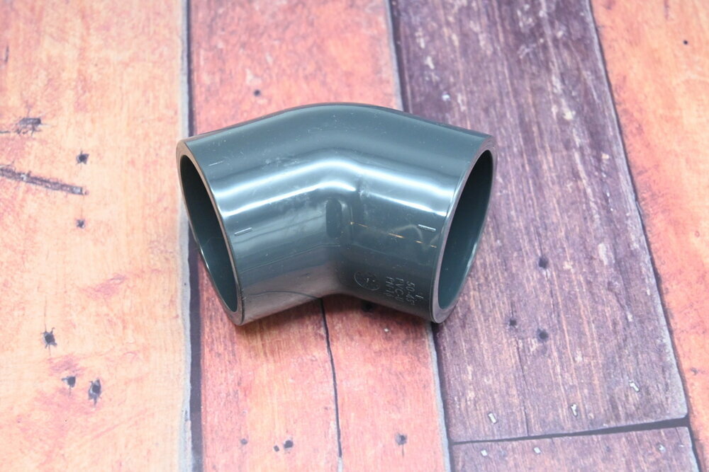 PVC Winkel 45° Klebemuffe 63mm x 63mm PN16