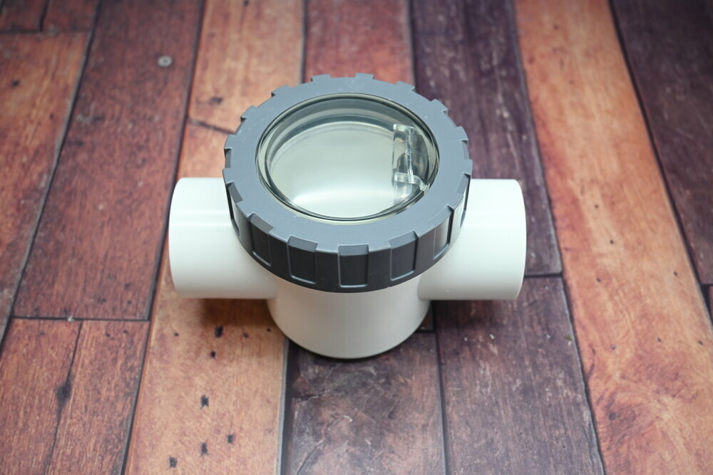 PVC/ABS Rückschlagklappe mit Feder Klebemuffe 50mm