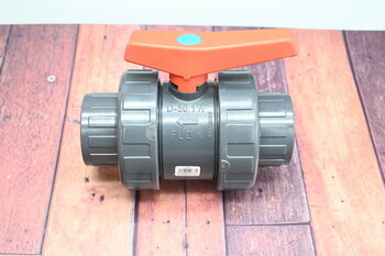 PVC Kugelhahn PE/EPDM Typ CX Klebemuffe x Klebemuffe 63mm PN16