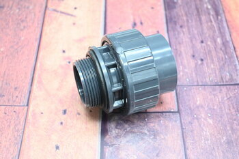 PVC 3/3 Verschraubung mit O-Ring Klebemuffe 50mm x AG 1 1/2"